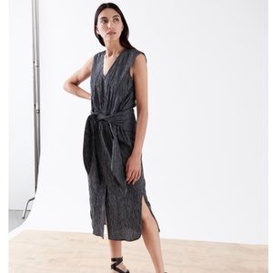 NWT Zero + Maria Cornejo Tie Front Tank Dress 2